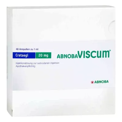 Abnobaviscum Crataegi 20 mg ampułki (48 sztuk) Abnobaviscum Crataegi 20 mg ampułki (48 sztuk)