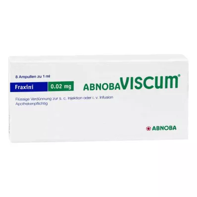 ABNOBAVISCUM Fraxini 0,02 mg ampułki, 8 szt