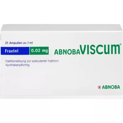 ABNOBAVISCUM Fraxini 0,02 mg ampułki, 21 szt