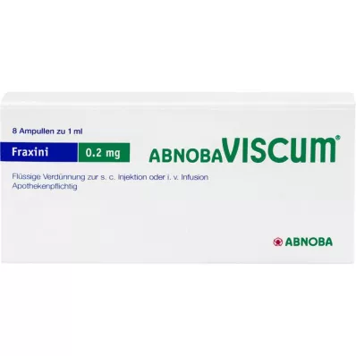 ABNOBAVISCUM Fraxini 0,2 mg ampułki, 8 szt
