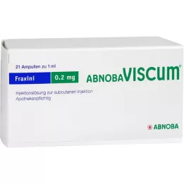 ABNOBAVISCUM Fraxini 0,2 mg ampułki, 21 szt