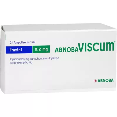 ABNOBAVISCUM Fraxini 0,2 mg ampułki, 21 szt