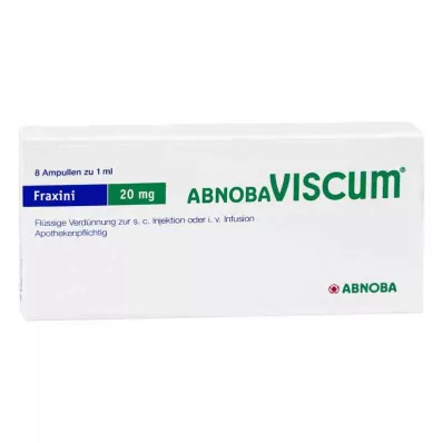 ABNOBAVISCUM Fraxini 20 mg ampułki, 8 szt