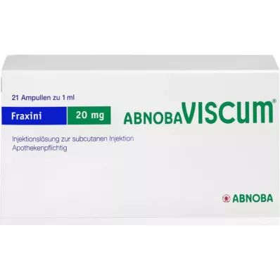 ABNOBAVISCUM Fraxini 20 mg ampułki, 21 szt