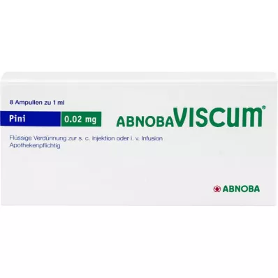 ABNOBAVISCUM Ampułki Pini 0,02 mg, 8 szt