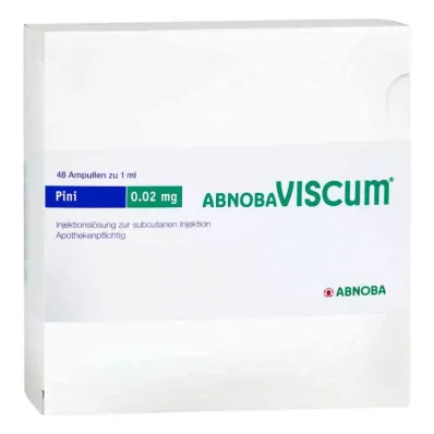 ABNOBAVISCUM Ampułki Pini 0,02 mg, 48 szt