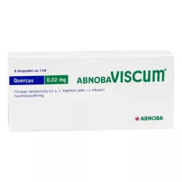 ABNOBAVISCUM Quercus 0,02 mg ampułki, 8 szt