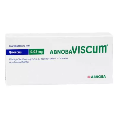 Abnobaviscum Quercus 0,02 mg ampułki (8 sztuk)