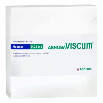 Abnobaviscum Quercus 0,02 mg ampułki (48 sztuk)