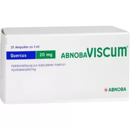 ABNOBAVISCUM Quercus 20 mg ampułki, 21 szt