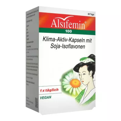 ALSIFEMIN 100 kapsułek Climate-Active z soją 1x1, 90 kapsułek ALSIFEMIN 100 kapsułek Climate-Active z soją 1x1, 90 kapsułek