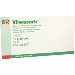 VLIWASORB superabsorb.absorb.comp.sterile 10x20 cm, 10 szt