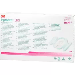 TEGADERM 3M CHG Opatrunek mocujący dożylny 8,5x11,5 cm 1657R, 25 szt