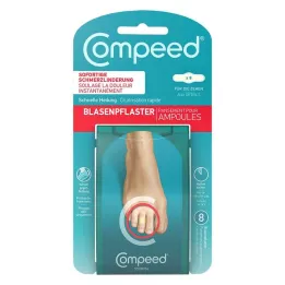 COMPEED Plaster na pęcherze na palcach stóp, 8 szt