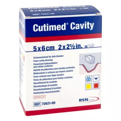 Łącznik piankowy Cutimed Cavity 5x6cm bez kleju (10 sztuk) Łącznik piankowy Cutimed Cavity 5x6cm bez kleju (10 sztuk)