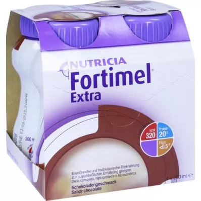 FORTIMEL Dodatkowy smak czekoladowy, 4X200 ml