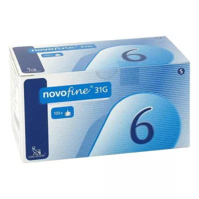 Kaniule Novofine 6 0,25x6 mm, 100 sztuk