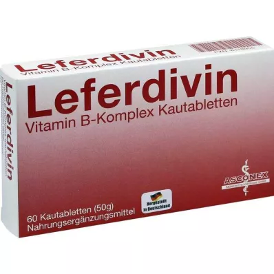 LEFERDIVIN Witamina B complex tabletki do żucia, 60 szt