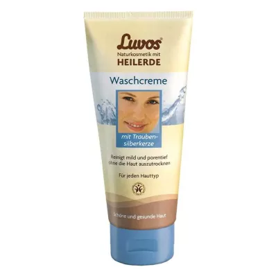 Naturalne kosmetyki Luvos z leczniczą glinką w kremie myjącym, 100 ml Naturalne kosmetyki Luvos z leczniczą glinką w kremie myjącym, 100 ml