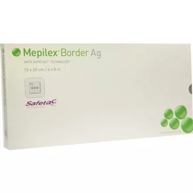 Bandaż Mepilex Border Ag 10x20cm, 5 szt Bandaż Mepilex Border Ag 10x20cm, 5 szt