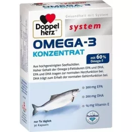 DOPPELHERZ Omega-3 koncentrat kapsułek systemowych, 30 szt