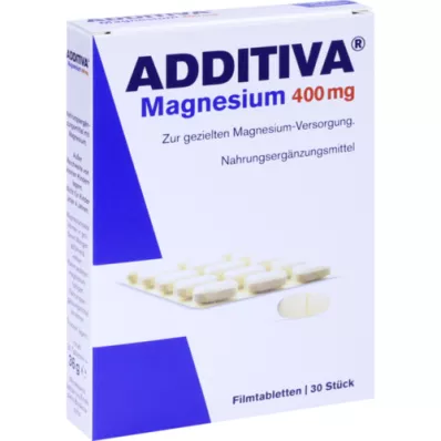 ADDITIVA Tabletki powlekane Magnesium 400 mg, 30 szt