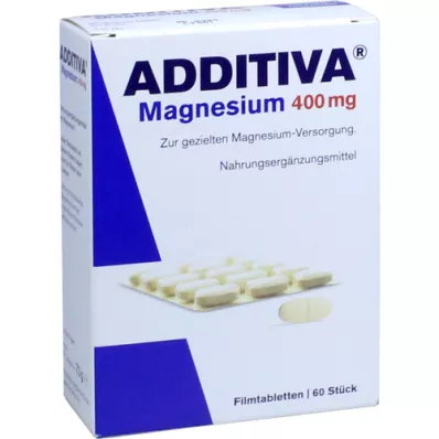ADDITIVA Magnez 400 mg tabletki powlekane, 60 szt