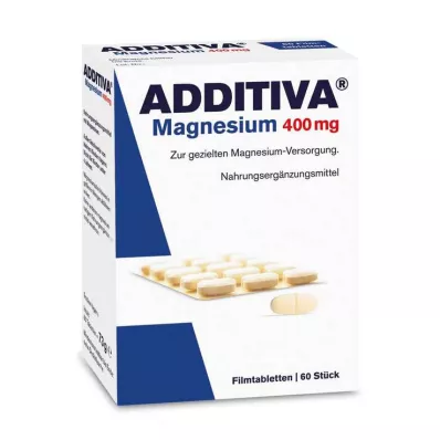 ADDITIVA Magnez 400 mg tabletki powlekane, 60 szt