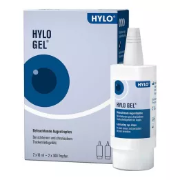 HYLO-GEL Krople do oczu, 2 x 10 ml