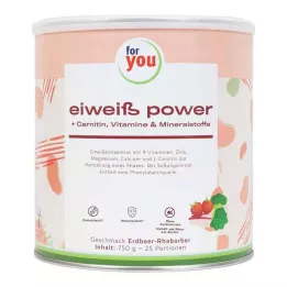 FOR YOU Protein Power Truskawka w proszku, 750 g