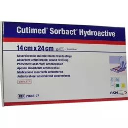 CUTIMED Sorbact Hydroactive Kompresy 14x24 cm, 10 szt