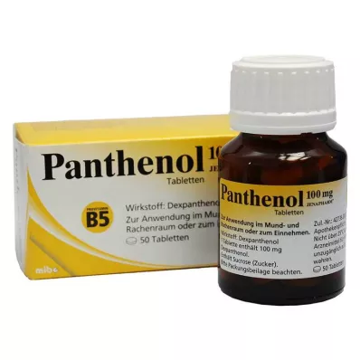 PANTHENOL Tabletki Jenapharm 100 mg, 50 szt