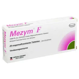 MEZYM F tabletki powlekane dojelitowo, 20 szt