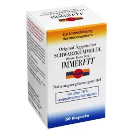 SCHWARZKÜMMELÖL Kapsułki Immerfit, 50 kapsułek