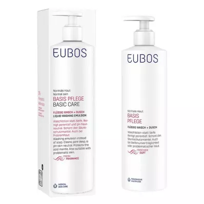 EUBOS FLÜSSIG czerwony świeży zapach z dozownikiem, 400 ml