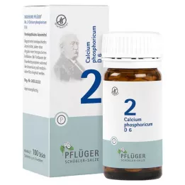 Biochemia Pflueger 2 Wapń fosforowy D 6 tabletek, 100 szt