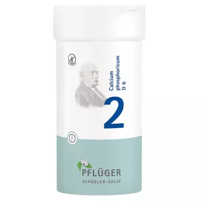 Biochemia Pflueger 2 Wapń fosforowy D 6 tabletek, 400 szt Biochemia Pflueger 2 Wapń fosforowy D 6 tabletek, 400 szt