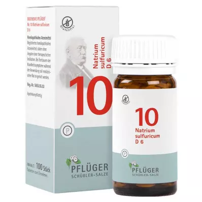 Biochemia Pflueger 10 Natrum siarki D 6 tabletek, 100 szt