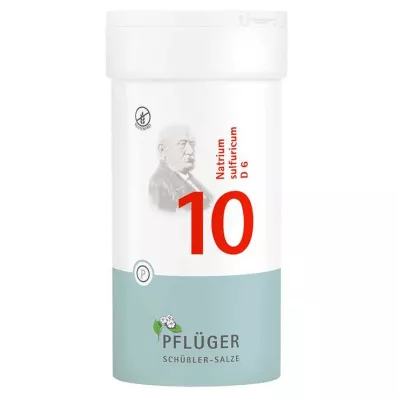 Biochemia Pflueger 10 Natrum siarki D 6 tabletek, 400 szt Biochemia Pflueger 10 Natrum siarki D 6 tabletek, 400 szt