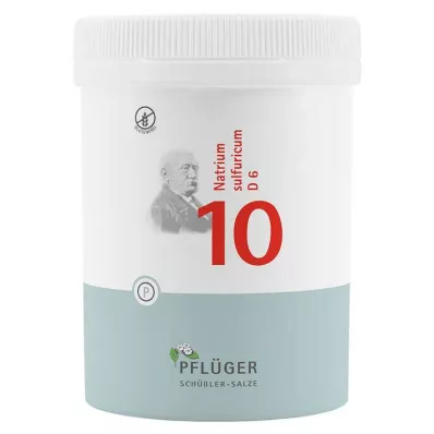Biochemia Pflueger 10 Natrum siarki D 6 tabletek, 1000 szt Biochemia Pflueger 10 Natrum siarki D 6 tabletek, 1000 szt