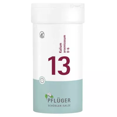 Biochemia Pflueger 13 Arsen potasowy.D 6 tabletek, 400 szt Biochemia Pflueger 13 Arsen potasowy.D 6 tabletek, 400 szt