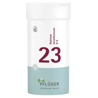 Biochemia Pflueger 23 Natrum bicarbonicum D 6 tabletek, 400 szt Biochemia Pflueger 23 Natrum bicarbonicum D 6 tabletek, 400 szt