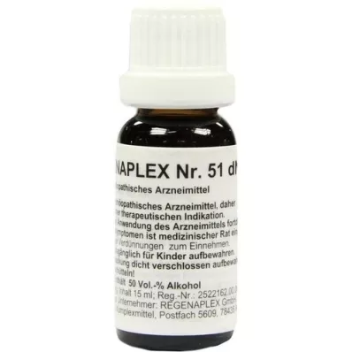 REGENAPLEX Krople nr 51 dN, 15 ml