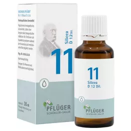 BIOCHEMIE Ploughmans 11 Silicea D 12 kropli, 30 ml