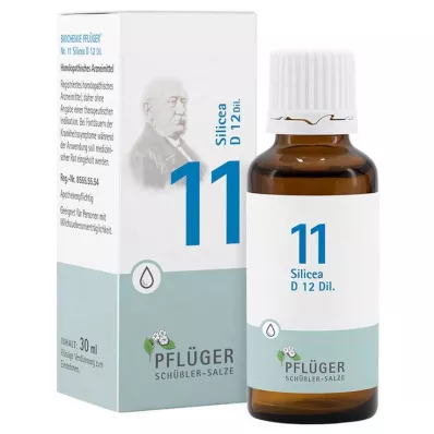 BIOCHEMIE Ploughmans 11 Silicea D 12 kropli, 30 ml