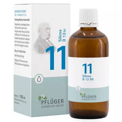 BIOCHEMIE Ploughmans 11 Silicea D 12 kropli, 100 ml