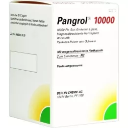 PANGROL 10 000 twardych kapsli z powłoką dojelitową, 100 szt