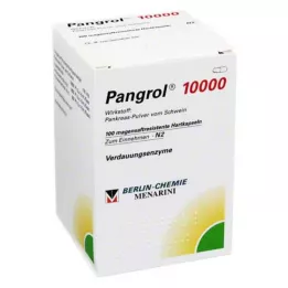 PANGROL 10 000 twardych kapsli z powłoką dojelitową, 100 szt