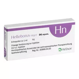 HELLEBORUS NIGER D 6 aquos.ampoules, 8 szt
