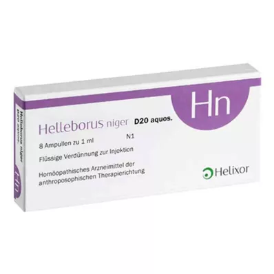 HELLEBORUS NIGER D 20 aquos.ampoules, 8 szt